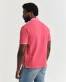 Sunfaded Piqué Poloshirt Rot, Rosa XXL