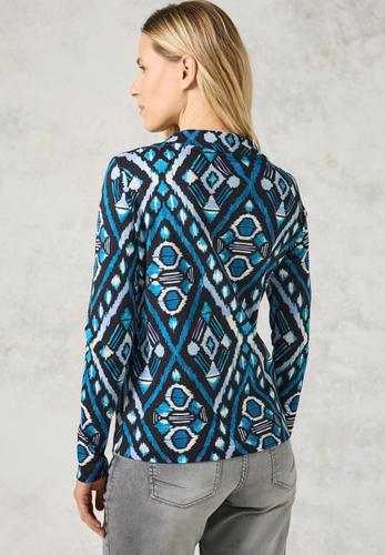 Langarmshirt mit Print S - Deep Charcoal Grey
