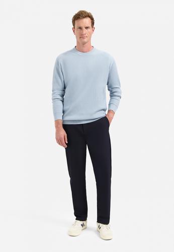 Pullover Crewneck Rib XXL Regular Fit - Dusty Blue