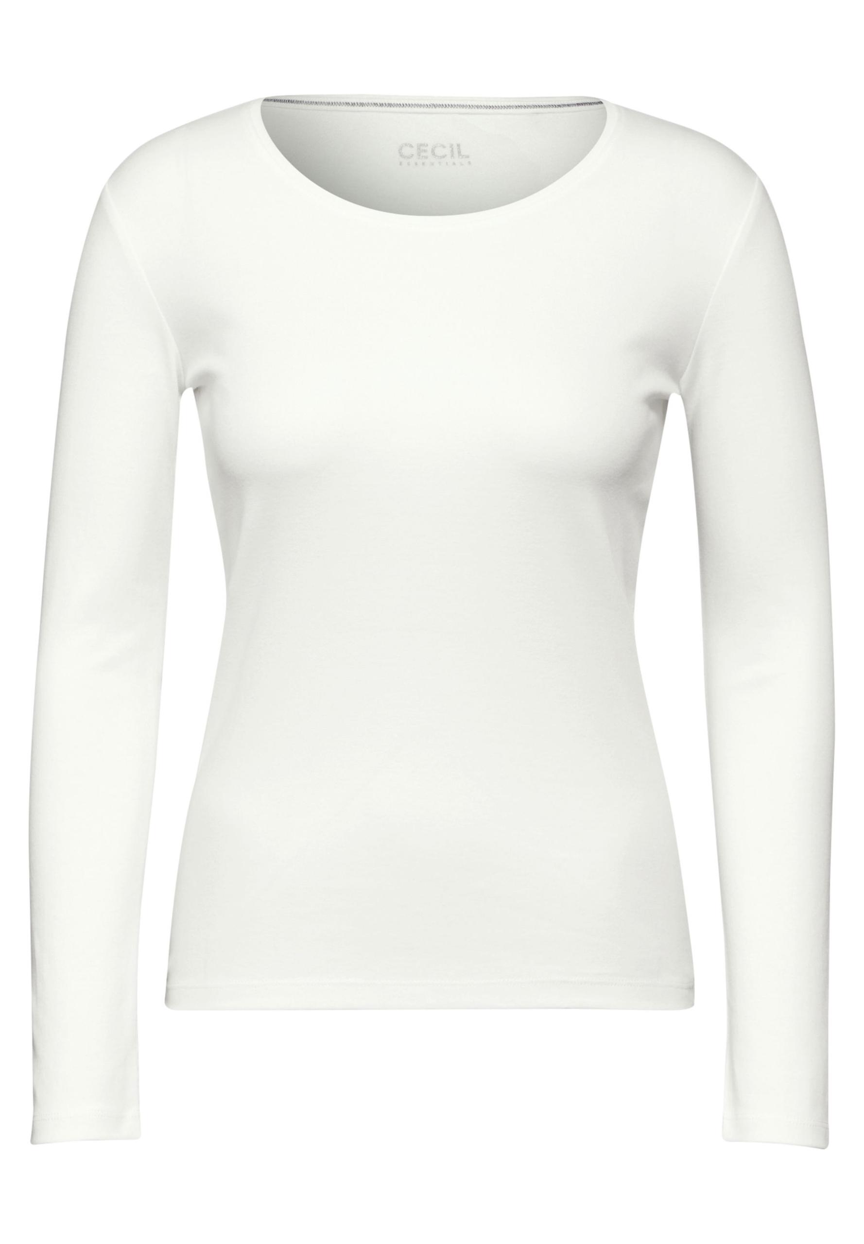 Shirt mit Rundhals XL - Vanilla White