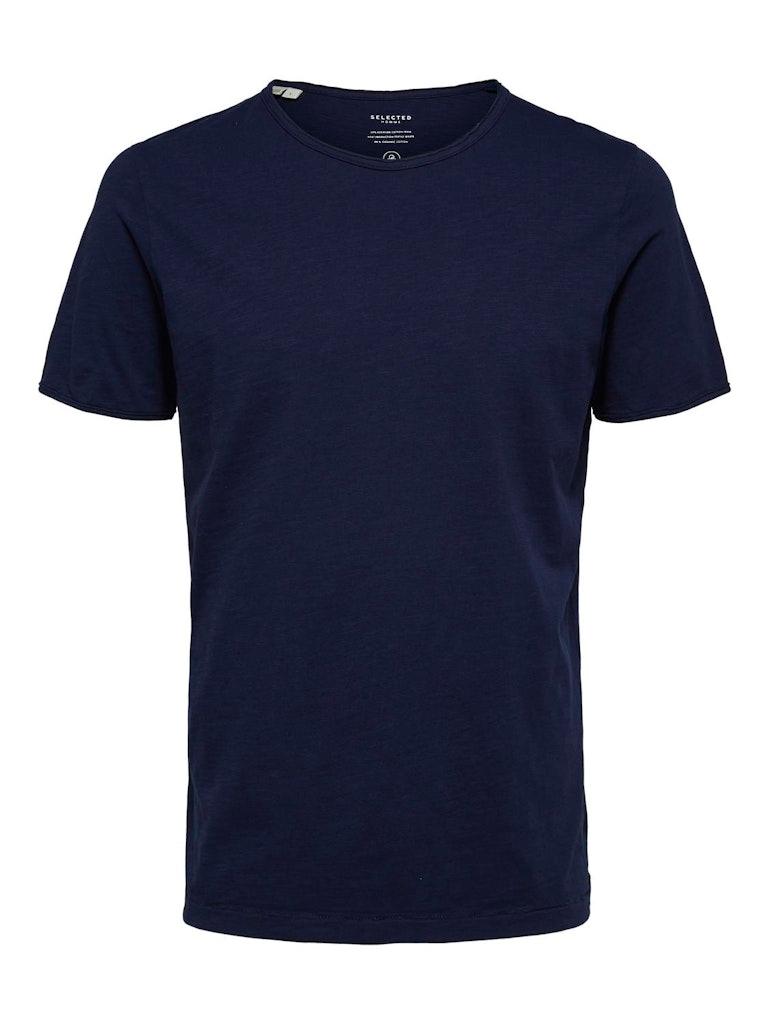 SLHMORGAN SS O-NECK TEE NOOS Blau M