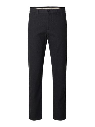 SLH175-SLIM MILES BRUSHED PANTS W NOOS Schwarz 31/34