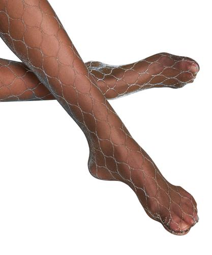 FALKE Fascination 20 DEN Damen S-M - Bl./silver