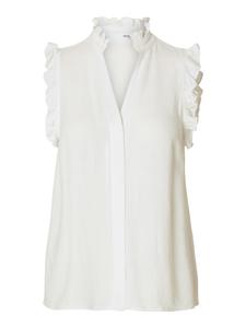 SLFVIVA SL SUN RUFFLE TOP NOOS 40 Normal geschnitten - Snow White