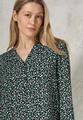 Bluse mit Minimal Print XL - Black