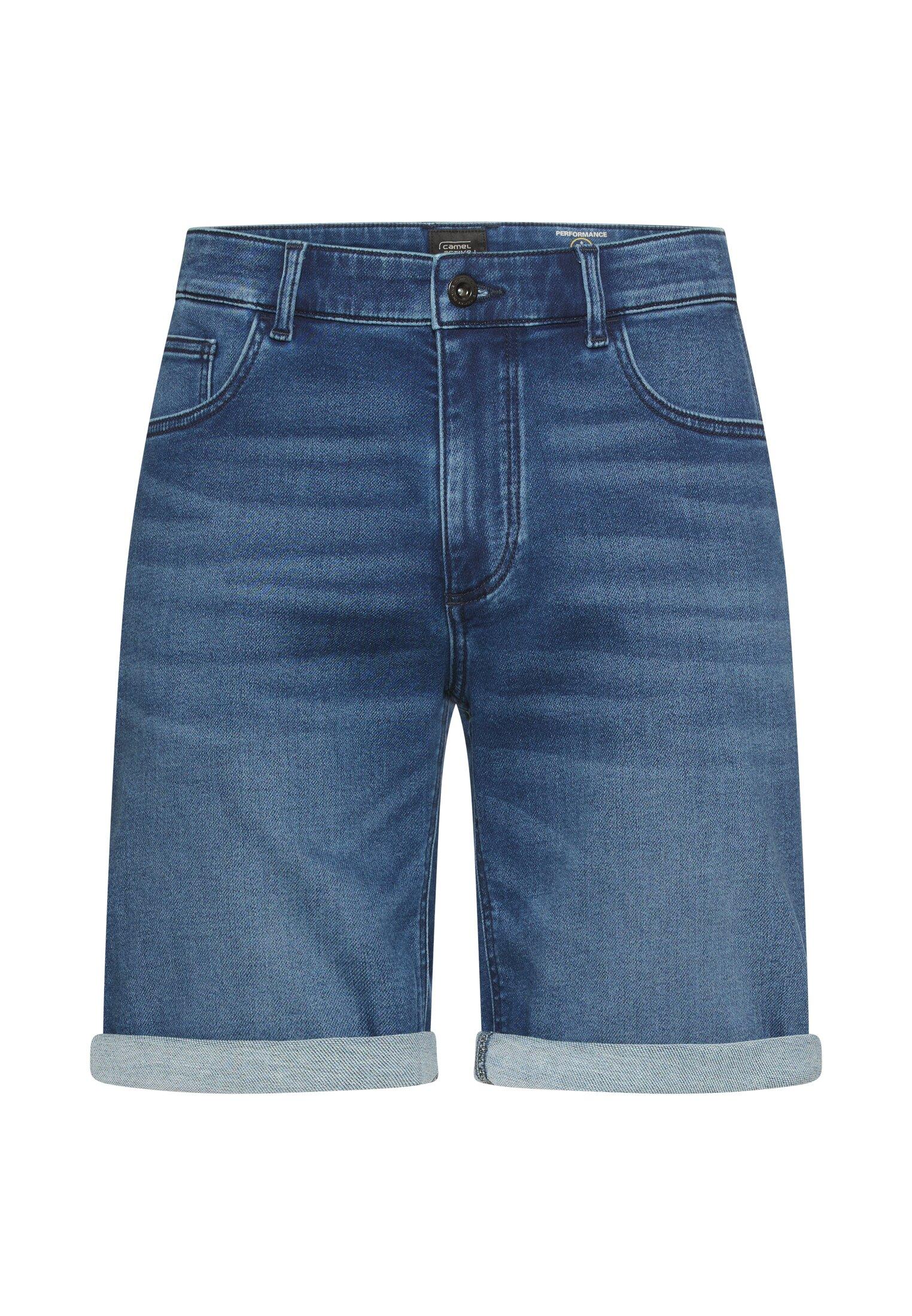 fleXXXactive® Jeans Shorts aus Baumwollmix 34IN Regular Fit - Indigo