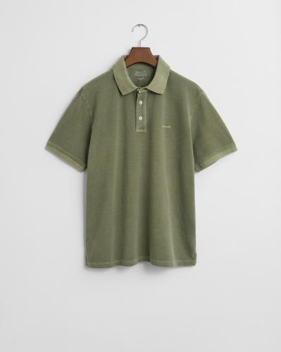Sunfaded Piqué Poloshirt Grün L