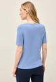 Shirt mit Schmucksteinen M - Deep Pastel Blue