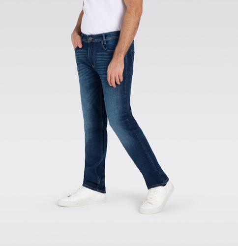 MAC JEANS - Arne, Recycled Denim Blau 35/30