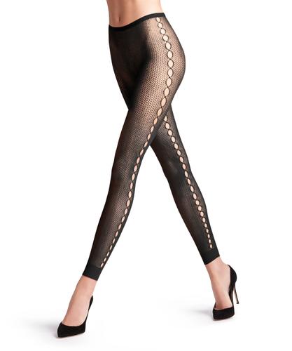 FALKE Supersize Net Damen S-M - Black