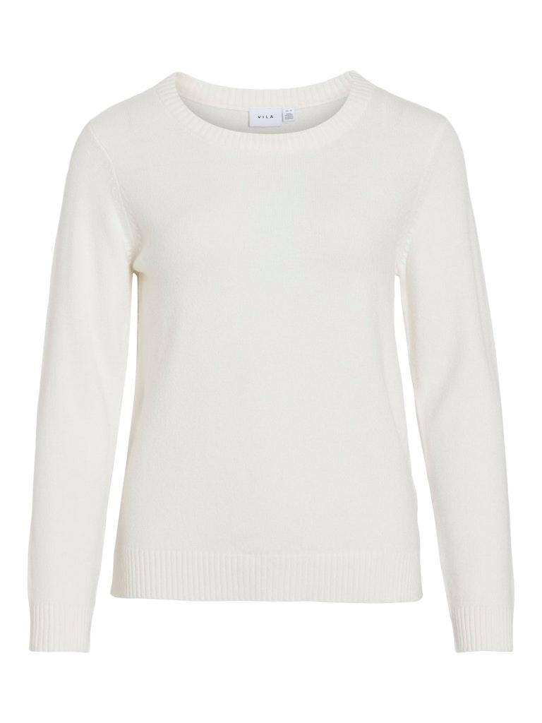 VIRIL O-NECK L/S KNIT TOP - NOOS Weiß S