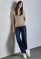 Weicher Strickpullover 42 - Honey Sand Mel.