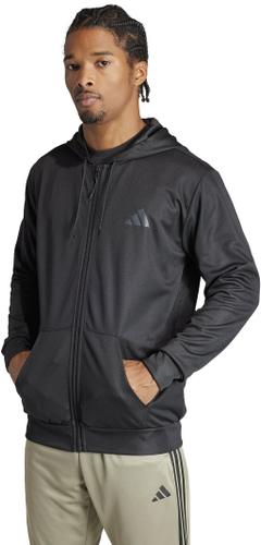ADIDAS Herren Kapuzensweat Train Essentials Seasonal M in Grau