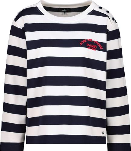 Sweatshirt mit Streifen 44 - Marine Ringel