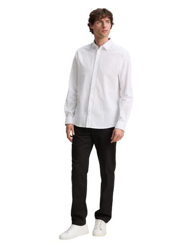 Regular Fit Chambray Hemd XL Regular Fit - White