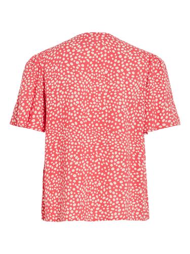 VIGRACE V-NECK S/S SHIRT - NOOS 38 Normal geschnitten - Hibiscus