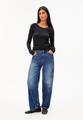 EINIAARA SOFT L Slim Fit - Black