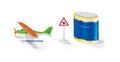 Wasserflugzeug mit Tape mehrfarbig