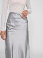 VIDINNE SILVER MIDI SKIRT #8 Silber 38