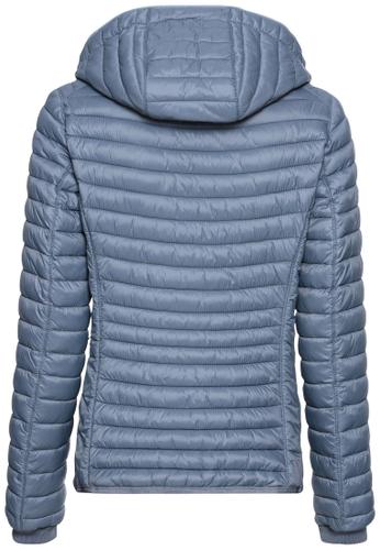 Leichte Steppjacke aus recyceltem Polyamid Blau 46