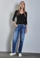 Shirt mit Herzausschnitt 36 - Black