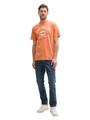 T-Shirt mit Logo-Print XXL Regular Fit - Brick Orange