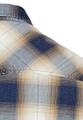 Kurzarmhemd mit Karomuster Blau XL