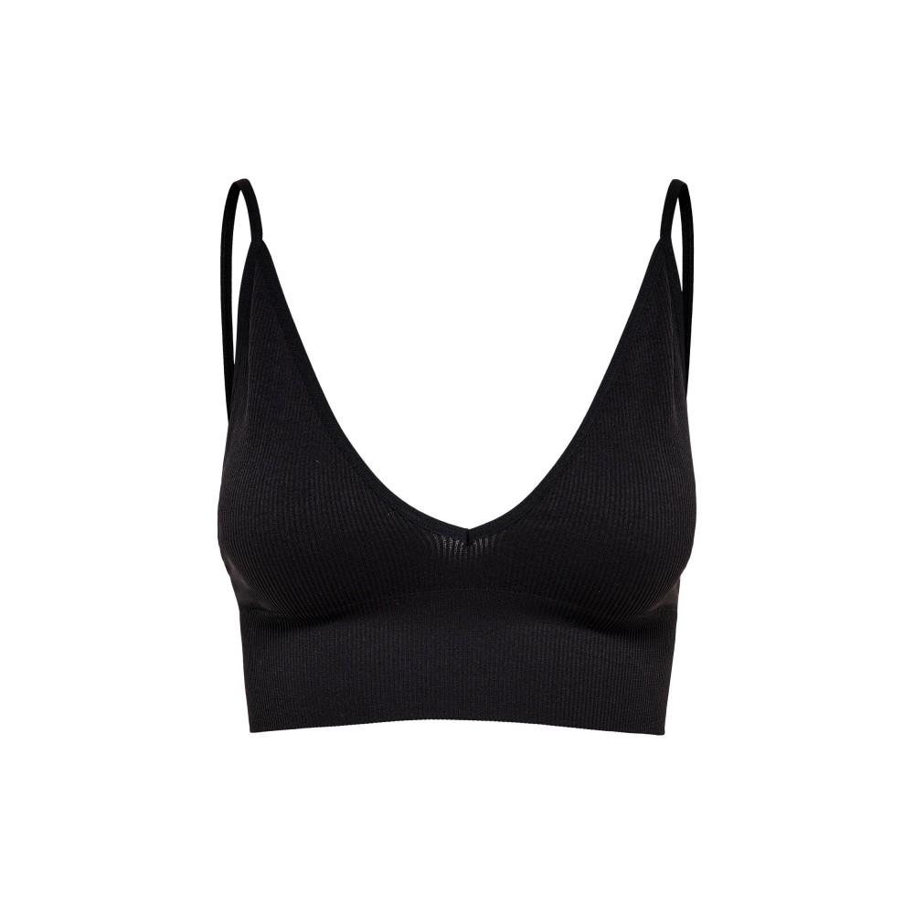 ONLVICKY RIB SEAMLESS V-NECK TOP NOOS