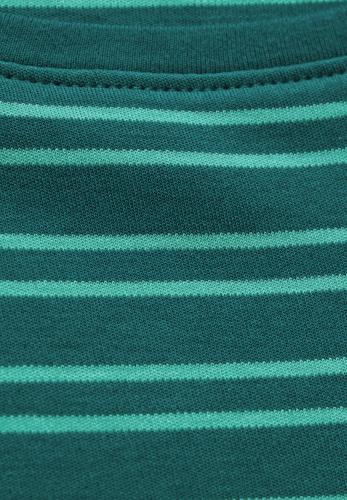 Gestreiftes Shirt XL - Petrol Green
