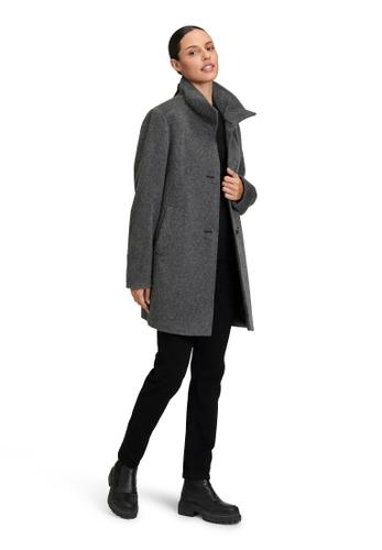Winterjacke 38 Gerade - Dunkelgrau