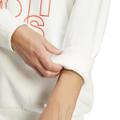 ADIDAS Damen Kapuzensweat French Terry Print L in Grau