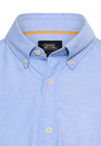 Oxford Hemd mit Button-Down-Kragen XL Regular Fit - Stormy Blue
