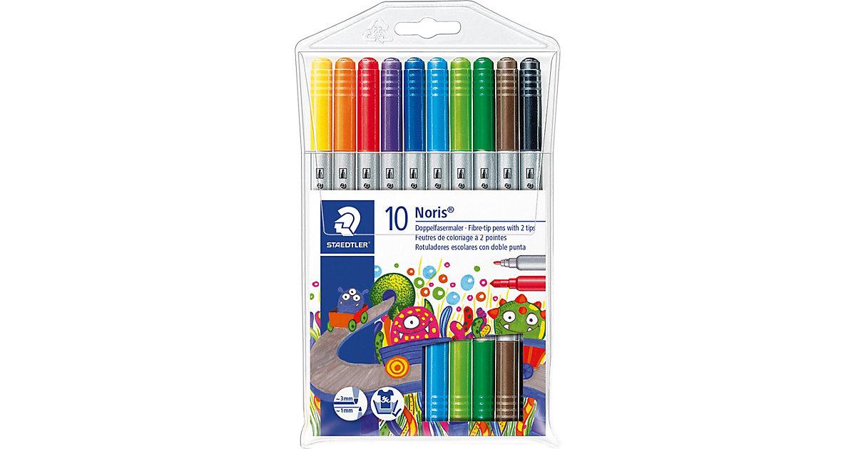 Noris Doppelfasermaler, 10 Farben