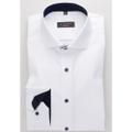 Cover Shirt Twill Langarm 41/Langarm - 65cm MODERN FIT - Weiß