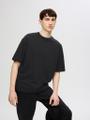 SLHLOOSEOSCAR SS O-NECK TEE NOOS Schwarz M