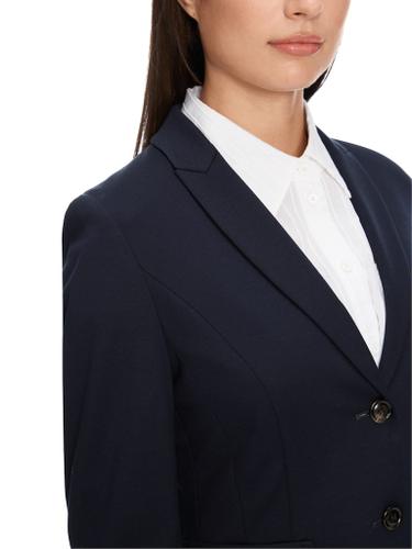 Leichter Blazer aus feinem Jersey Blau 44