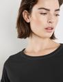 Basic T-Shirt 38 Figurumspielend - Schwarz