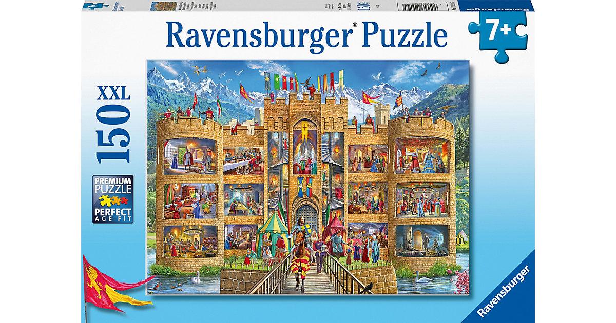 Puzzle Blick in die Ritterburg, 150 Teile