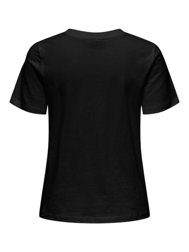 JDYPISA S/S PRINT TOP JRS NOOS S Normal geschnitten - Black