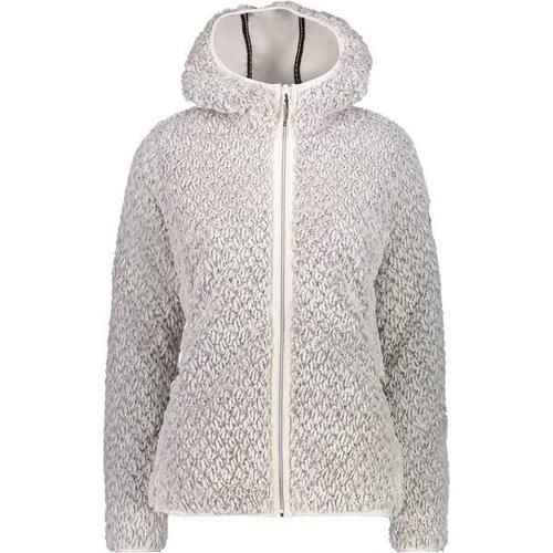 CMP Damen Sweatshirt WOMAN JACKET FIX HOOD 40 in Silber