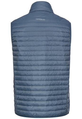 Steppweste mit Stehkragen Blau 48