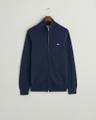 Casual Cotton Strickjacke mit Reißverschluss Blau L