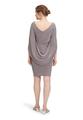 Cocktailkleid 42 Figurnah - Taupe/silver