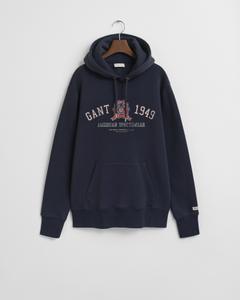 Crest Graphic Hoodie L - Evening Blue