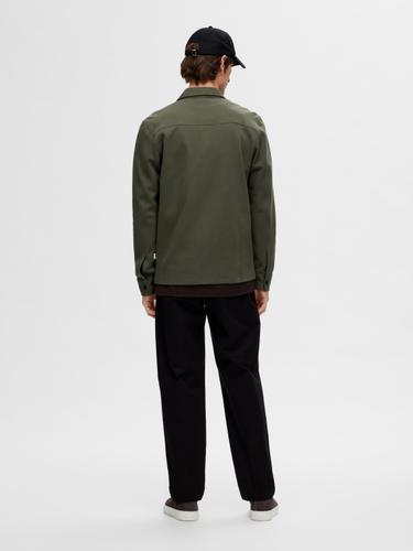 SLHJACKIE SWEAT JACKET NOOS S Normal geschnitten - Forest Night