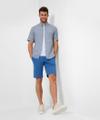 Style Dan L Herrenhemd, Halbarm, Button Down-Kragen, Durchgehende Knopfleiste, Modern Fit, Leicht taillierte Silhouette - Balance