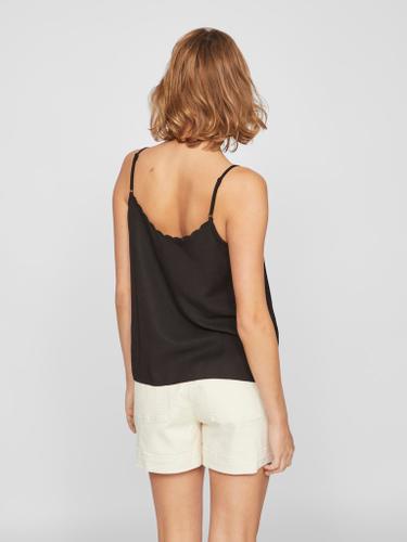 VISTAY V-NECK SINGLET/R Schwarz 38