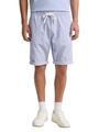 Shorts mit Gummibund aus Baumwolle XL Regular Fit - Sodalite Blue Dot Structure