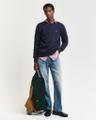 Shield Rundhals-Sweatshirt Blau XL