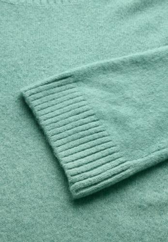 Strickpullover mit Rundhals 36 - Sunlit Green Mel.